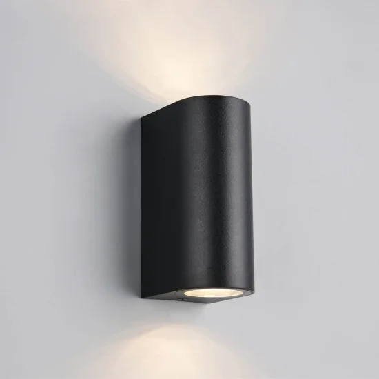 APLIQUE EXTERIOR 2 LUZES GU10 IP44 CILÍNDRICO STEVIA 2