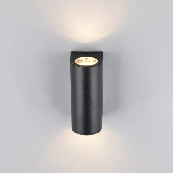APLIQUE EXTERIOR 2 LUZES GU10 IP44 CILÍNDRICO STEVIA