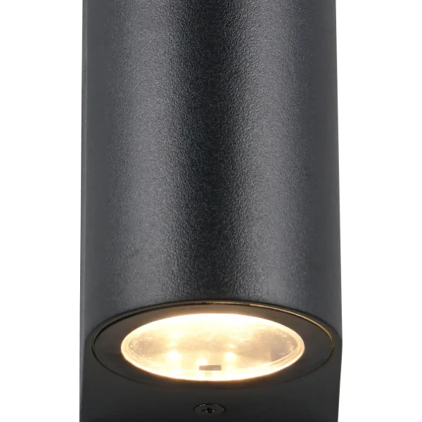 APLIQUE EXTERIOR 2 LUZES GU10 IP44 CILÍNDRICO STEVIA