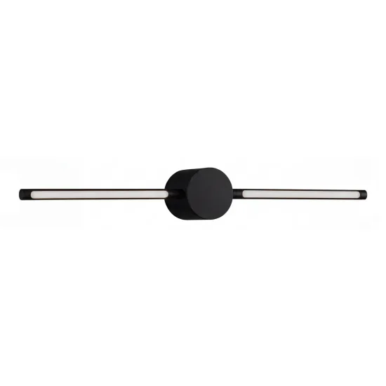 CANDEEIRO DE PAREDE BANHO LED 15W CCT C/ROTAÇÃO PRETO IP44