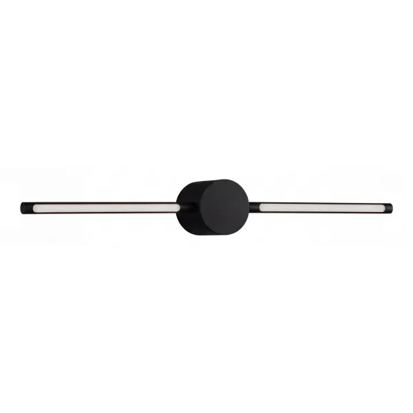 CANDEEIRO DE PAREDE BANHO LED 15W CCT C/ROTAÇÃO PRETO IP44