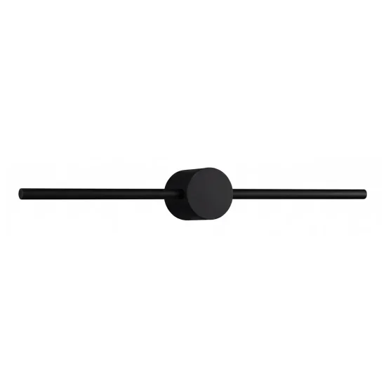 CANDEEIRO DE PAREDE BANHO LED 15W CCT C/ROTAÇÃO PRETO IP44 2