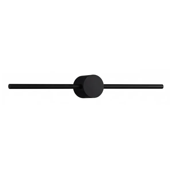 CANDEEIRO DE PAREDE BANHO LED 15W CCT C/ROTAÇÃO PRETO IP44
