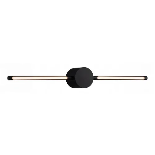 CANDEEIRO DE PAREDE BANHO LED 15W CCT C/ROTAÇÃO PRETO IP44
