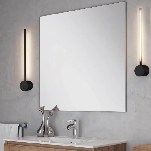 CANDEEIRO DE PAREDE PARA CASA DE BANHO LED 10W CCT COM ROTAÇÃO PRETO IP44