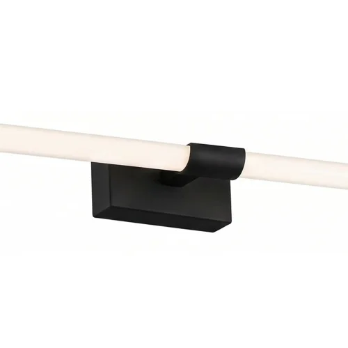 APLIQUE DE PAREDE CASA DE BANHO LED 10W 4000K PRETO IP44 35CM