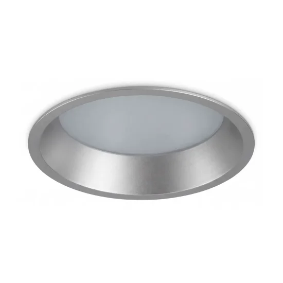 DOWNLIGHT LED SMD 24W 6000K 22CM IP20 CINZA