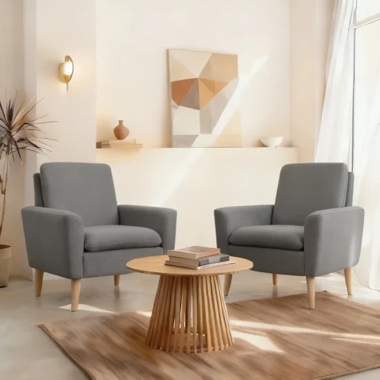 SOFÁ 1 LUGAR COR CINZA OASIS 2