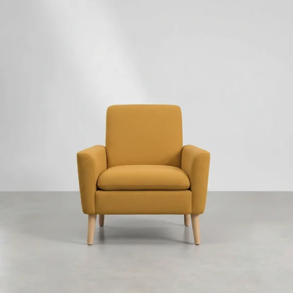 SOFÁ DE 1 LUGAR COR AMARELO OASIS