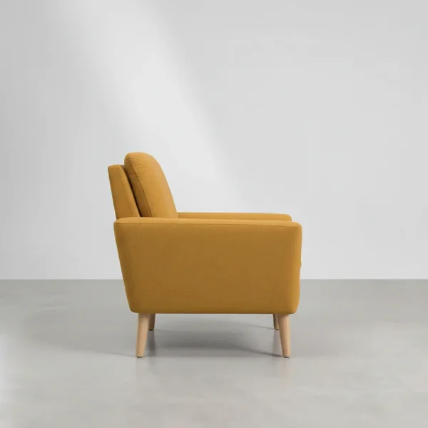 SOFÁ DE 1 LUGAR COR AMARELO OASIS