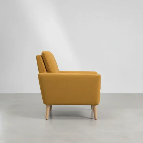 SOFÁ DE 1 LUGAR COR AMARELO OASIS