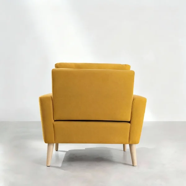 SOFÁ DE 1 LUGAR COR AMARELO OASIS