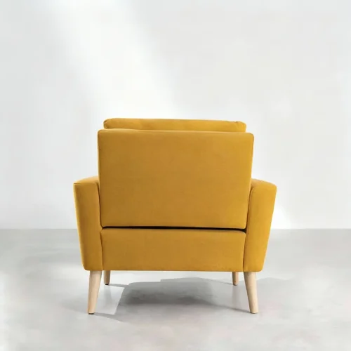 SOFÁ DE 1 LUGAR COR AMARELO OASIS