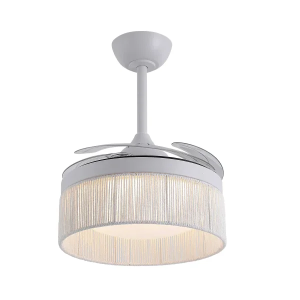 VENTILADOR DE TETO DC LED 38W CORDA BRANCA AIRELLE
