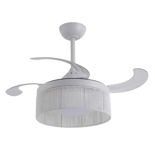 VENTILADOR DE TETO DC LED 38W CORDA BRANCA AIRELLE