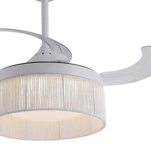 VENTILADOR DE TETO DC LED 38W CORDA BRANCA AIRELLE