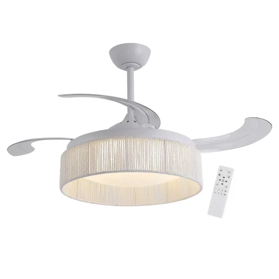 VENTILADOR DE TETO DC LED 58W CORDA BRANCA AIRELLE 2