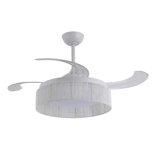 VENTILADOR DE TETO DC LED 58W CORDA BRANCA AIRELLE