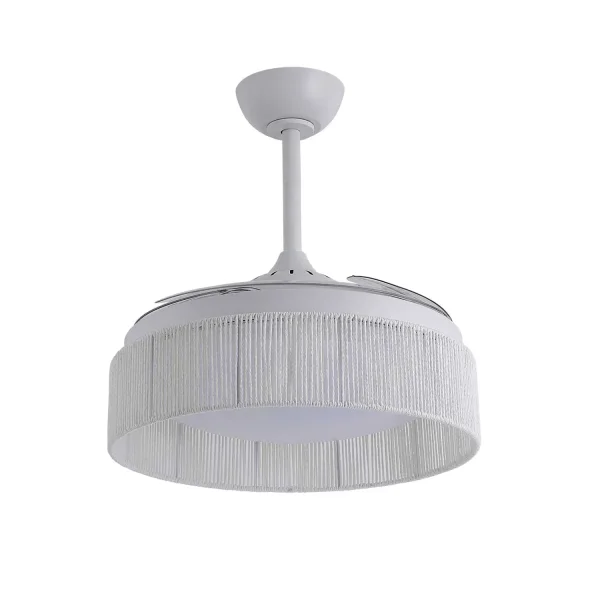 VENTILADOR DE TETO DC LED 58W CORDA BRANCA AIRELLE