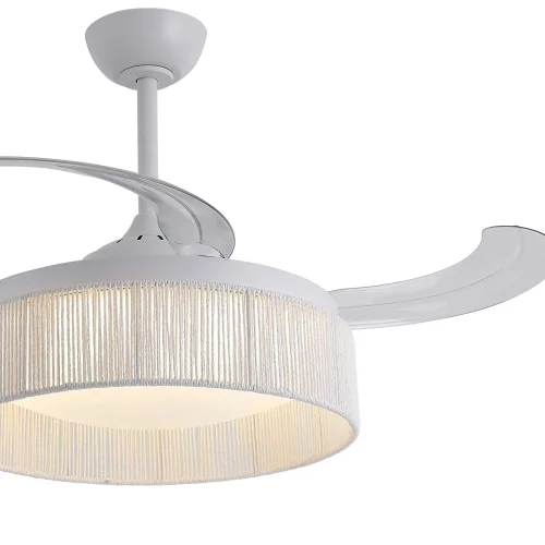 VENTILADOR DE TETO DC LED 58W CORDA BRANCA AIRELLE
