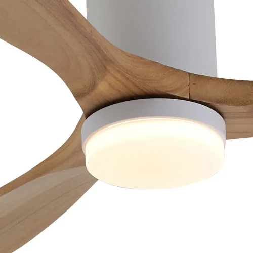 VENTOINHA DE TETO DC LED 18W 3 PÁS EM MADEIRA COR CARVALHO EKBERG