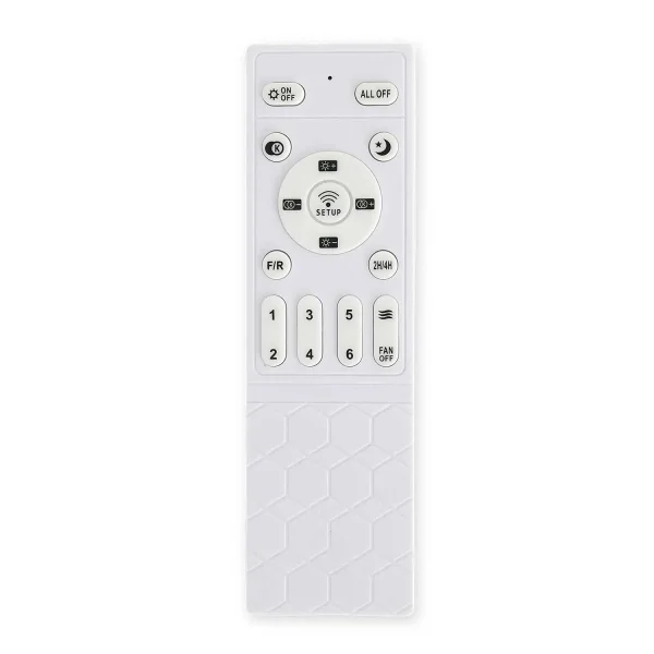 VENTOINHA DE TETO DC LED 24W 3 PÁS COR MADEIRA KONA