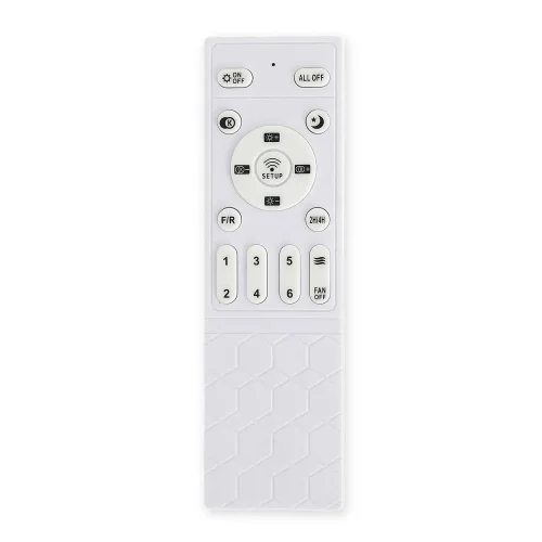 VENTILADOR DE TETO DC LED 24W 3 PÁS COR MADEIRA NOGUEIRA KONA