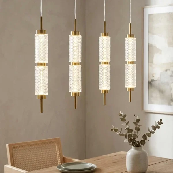 CANDEEIRO DE TETO LED 4 LUZES 32W REGULÁVEL VIOLETA
