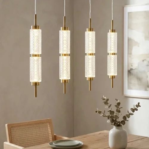 CANDEEIRO DE TETO LED 4 LUZES 32W REGULÁVEL VIOLETA