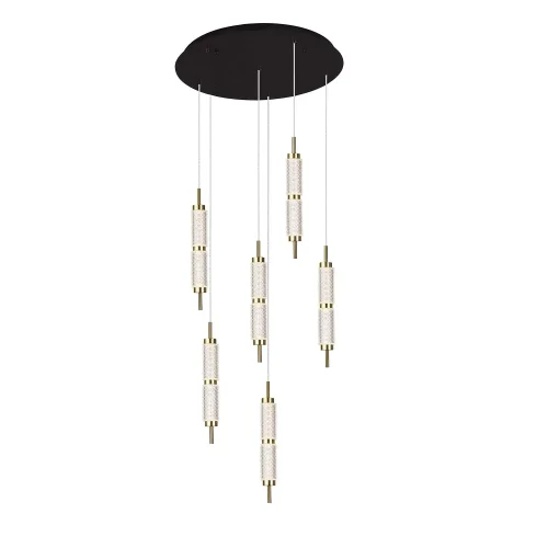 CANDEEIRO DE TETO LED 6 LUZES 48W REGULÁVEL VIOLETA