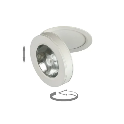 HOLOFOTE REBAIXADO ORIENTÁVEL 10W 3000K BRANCO
