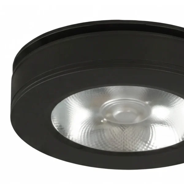 HOLOFOTE REBAIXADO BASCULANTE 10W 3000K PRETO