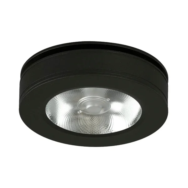 HOLOFOTE REBAIXADO BASCULANTE 10W 4000K PRETO