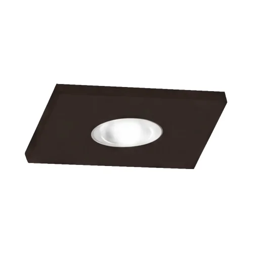 MINI HOLOFOTE REBAIXADO LED INTEGRADO 3W 3000K PRETO QUADRADO