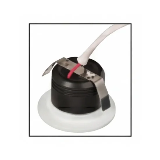 MINI HOLOFOTE REBAIXADO COB LED Ø 5 CM 3,2W 3000K PRETO 2