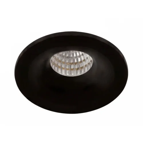 MINI HOLOFOTE REBAIXADO COB LED Ø 5 CM 3,2W 3000K PRETO