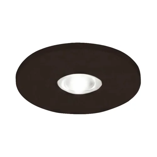 MINI HOLOFOTE REBAIXADO LED INTEGRADO 3W 3000K PRETO REDONDO