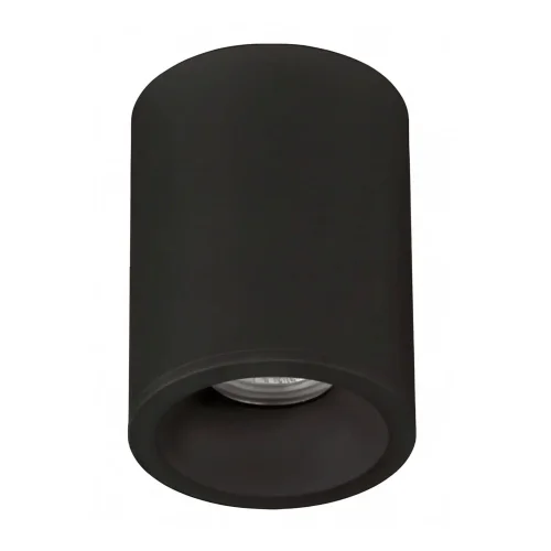 HOLOFOTE DE SUPERFÍCIE FIXO PRETO GU10 REDONDO IP65