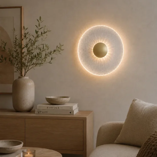 APLIQUE DE PAREDE LED 10W REGULÁVEL DOURADO SORIN