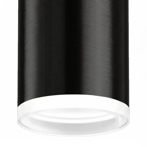 FOCO DE SUPERFÍCIE CILÍNDRICO PRETO GU10 16,5 CM C/ARO