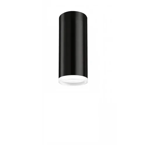 FOCO DE SUPERFÍCIE CILÍNDRICO PRETO GU10 16,5 CM C/ARO
