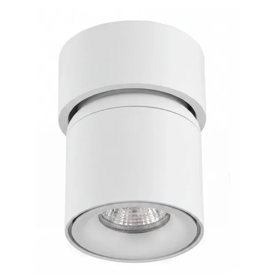 FOCO DE SUPERFÍCIE ORIENTÁVEL Ø9,5CM BRANCO GU10 2