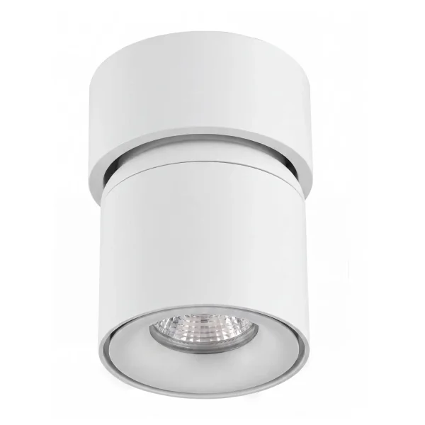 FOCO DE SUPERFÍCIE ORIENTÁVEL Ø9,5CM BRANCO GU10
