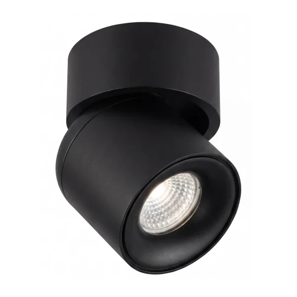FOCO DE SUPERFÍCIE ORIENTÁVEL Ø9,5CM PRETO GU10
