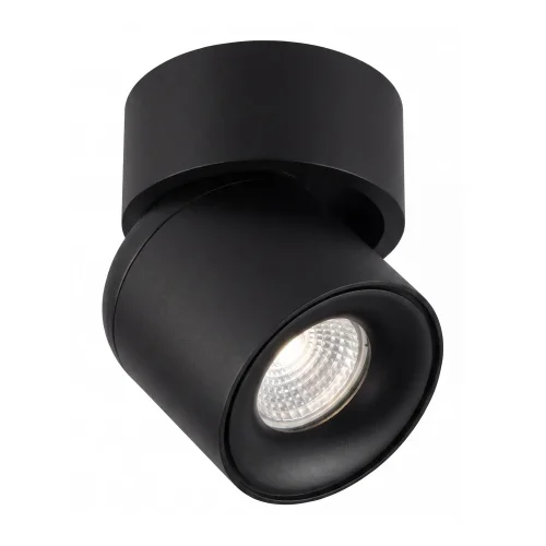 FOCO DE SUPERFÍCIE ORIENTÁVEL Ø9,5CM PRETO GU10
