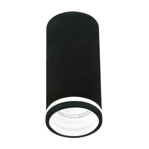 FOCO DE SUPERFÍCIE COM DIFUSOR Ø6CM GU10 PRETO