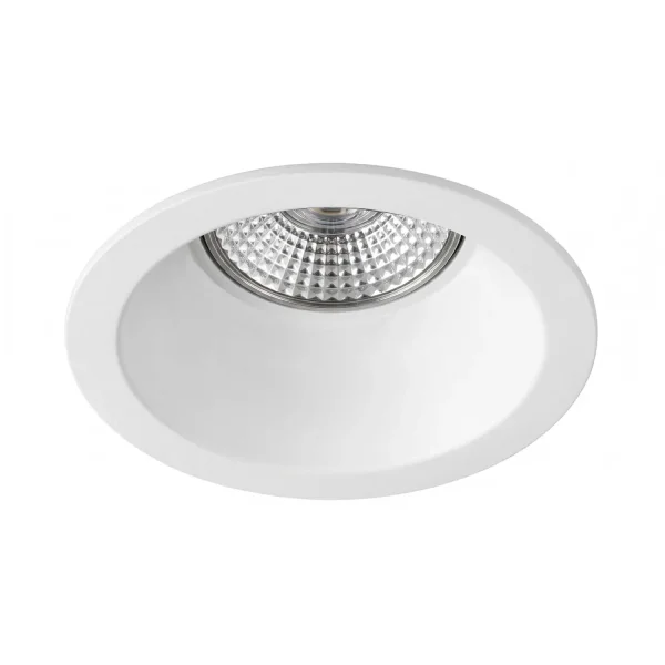 FOCO EMBUTIDO FIXO Ø9CM EM ALUMÍNIO BRANCO GU10