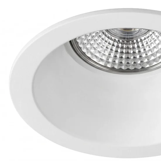 FOCO EMBUTIDO FIXO Ø9CM EM ALUMÍNIO BRANCO GU10 2