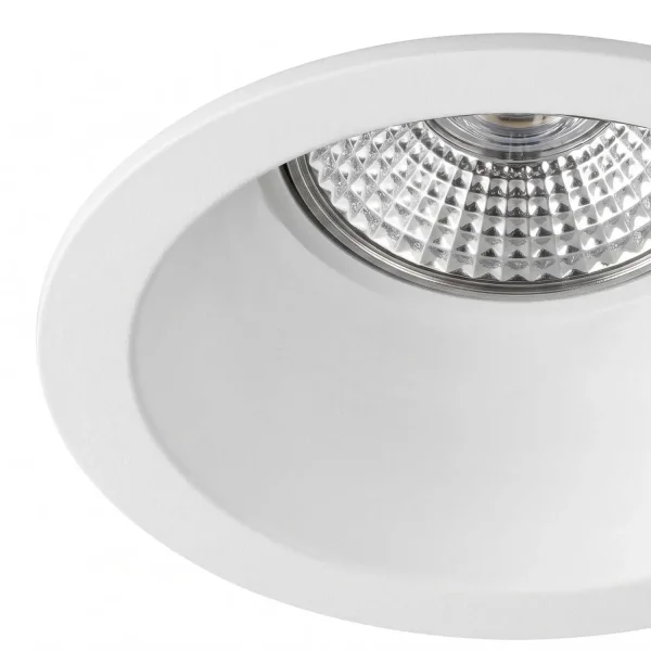 FOCO EMBUTIDO FIXO Ø9CM EM ALUMÍNIO BRANCO GU10