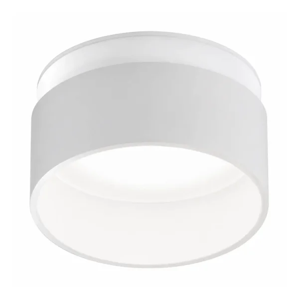 FOCO EMBUTIDO COM RETROILUMINAÇÃO Ø8CM BRANCO IP44